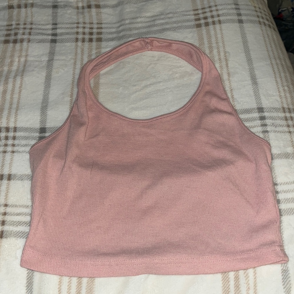 Pink Halter top from shein